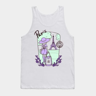 Paris France Travel Tank Top